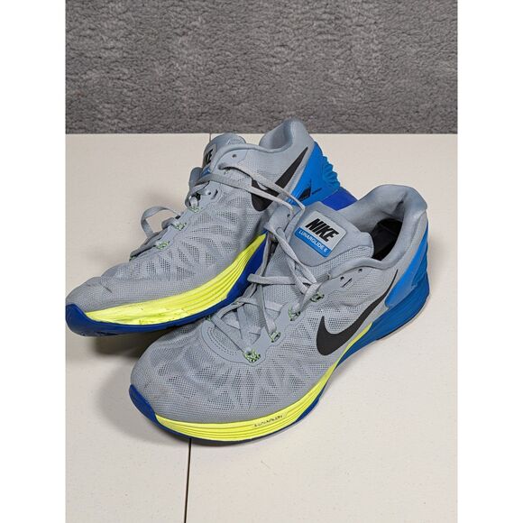 Nike Men's Lunarglide 6 Athletic Running Shoes 654433-005 Gray Blue Size US 11.5 - Picture 7 of 8